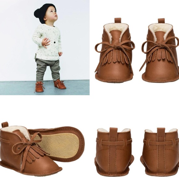 Leather baby shoes - Picture 4 of 4